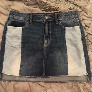 Blue jean skirt